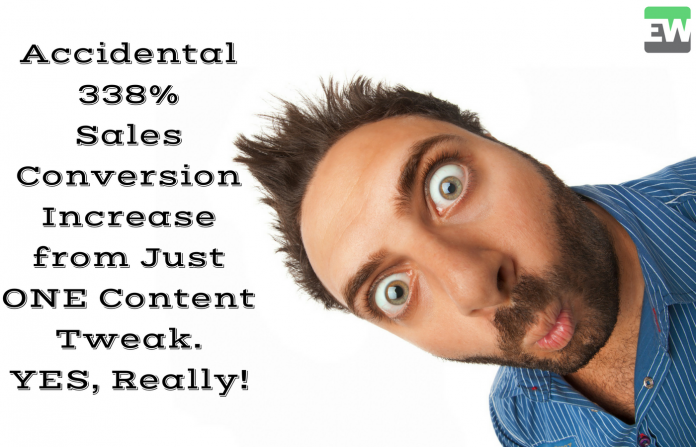 AccidentalFeatured Accidental Conversion increase with one content tweak.