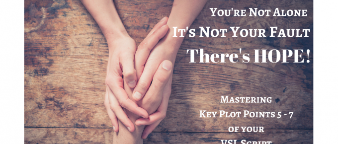 It’s essential that you emphasize the seriousness of the problems your product is going to resolve, but it’s just as necessary that you immediately redirect those intense feelings into something less cataclysmic. Plot points 5-7 are designed just for this purpose.