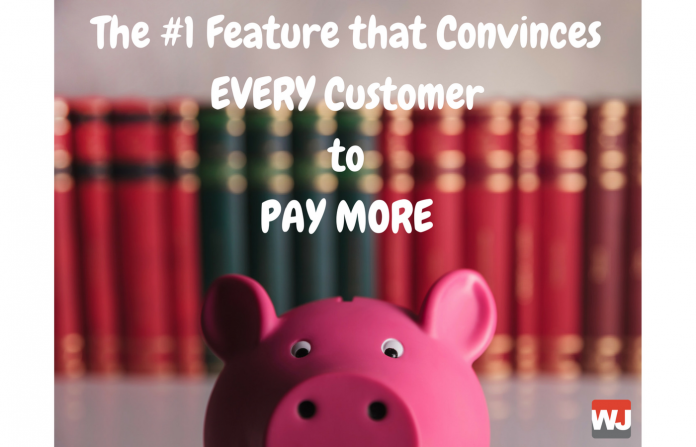 PayMoreDYK1 There is ONE reason that will make a customer pay more for your product than another of equal value.
